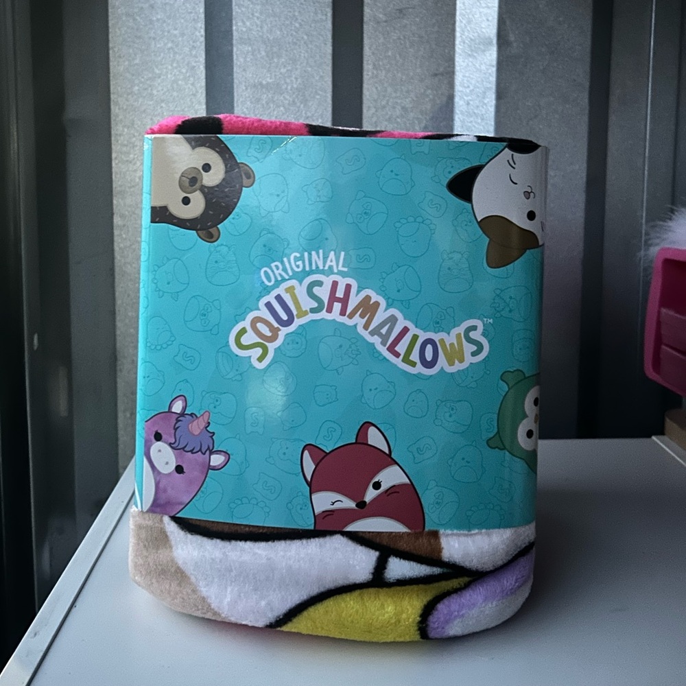Squishmallow throw blanket